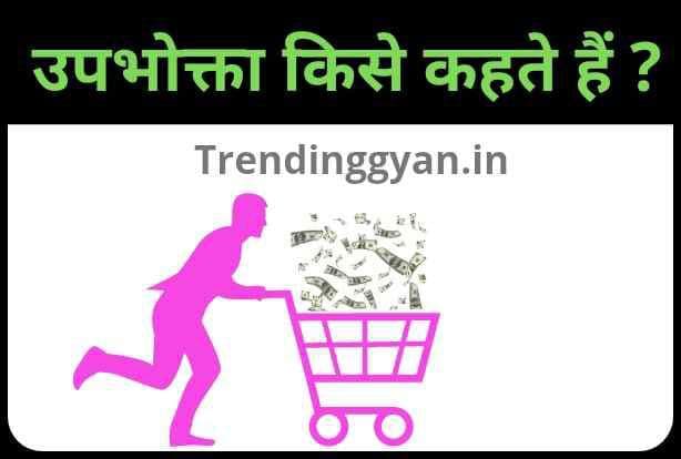 उपभोक्ता किसे कहते हैं | उपभोक्ता क्या है इसकी परिभाषा और अर्थ